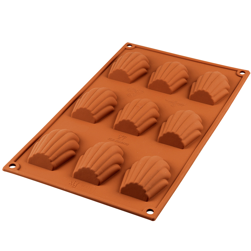 

Форма для пирожных Silikomart Madeleine, Красный