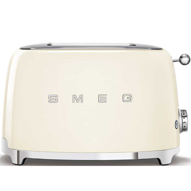 Тостер на 2 ломтика Smeg 50’s Style, кремовый