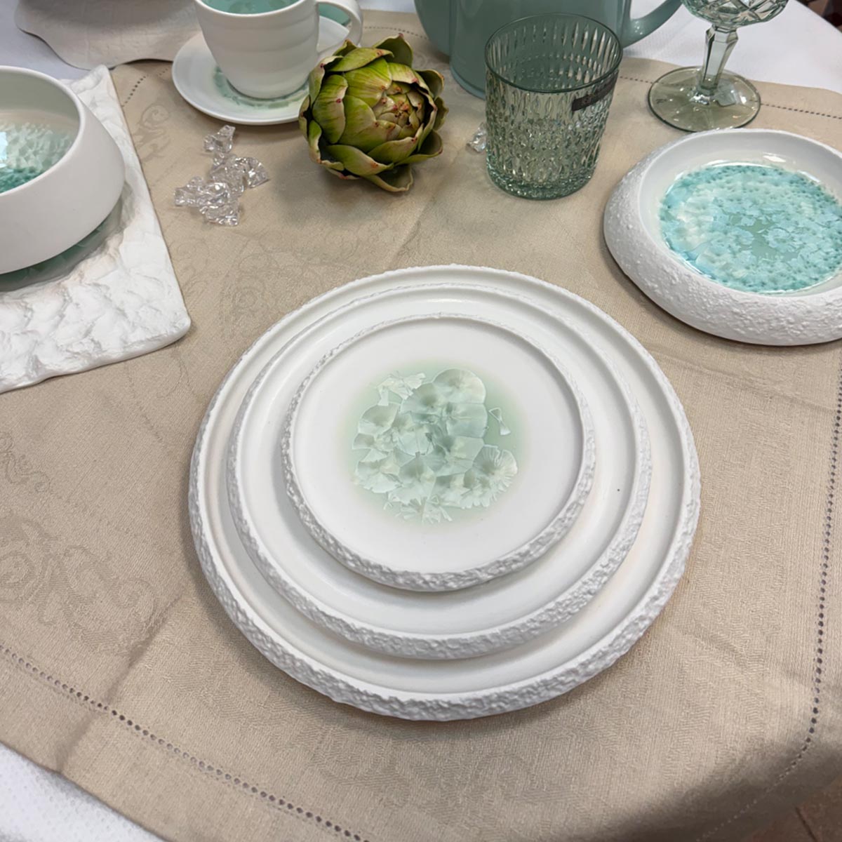 Тарелка с вертикальным бортом Home Chef Frost 20,5см