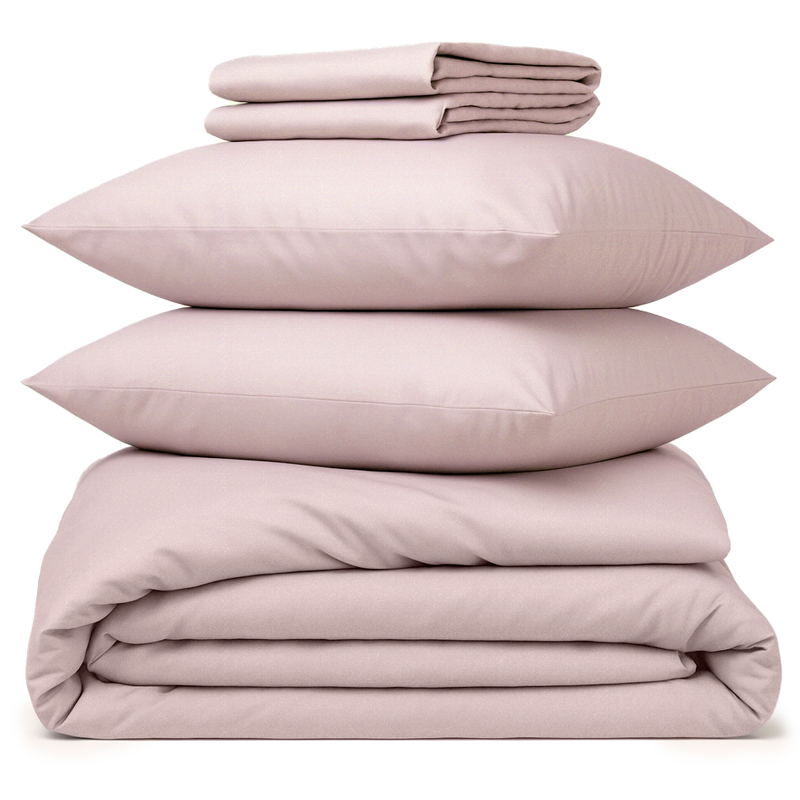 Комплект постельного белья евро Mollen Premier, пудровый