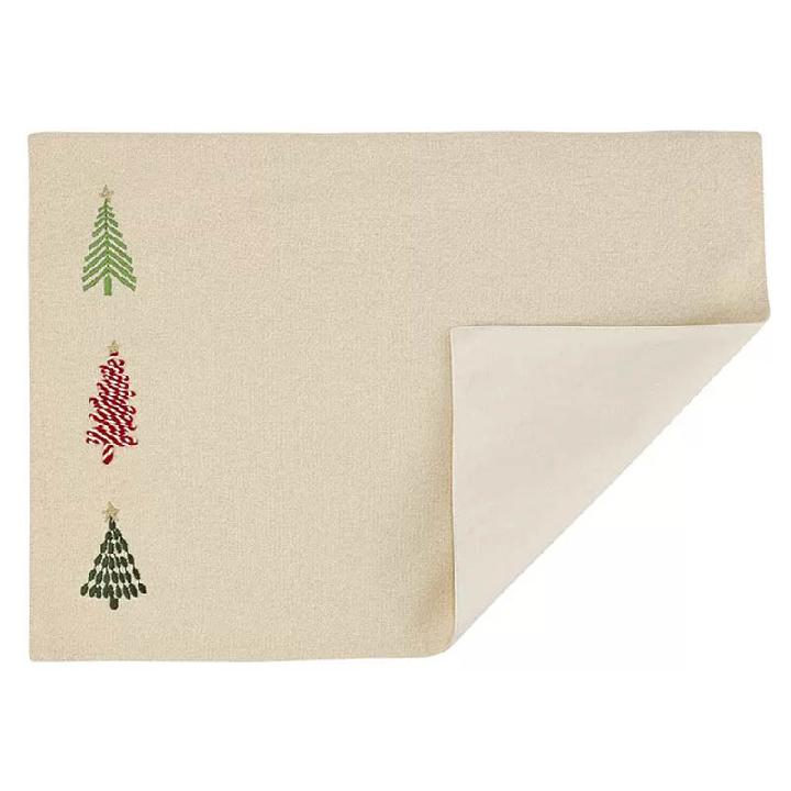 Салфетка под приборы Tkano New Year Essential Frozen pines