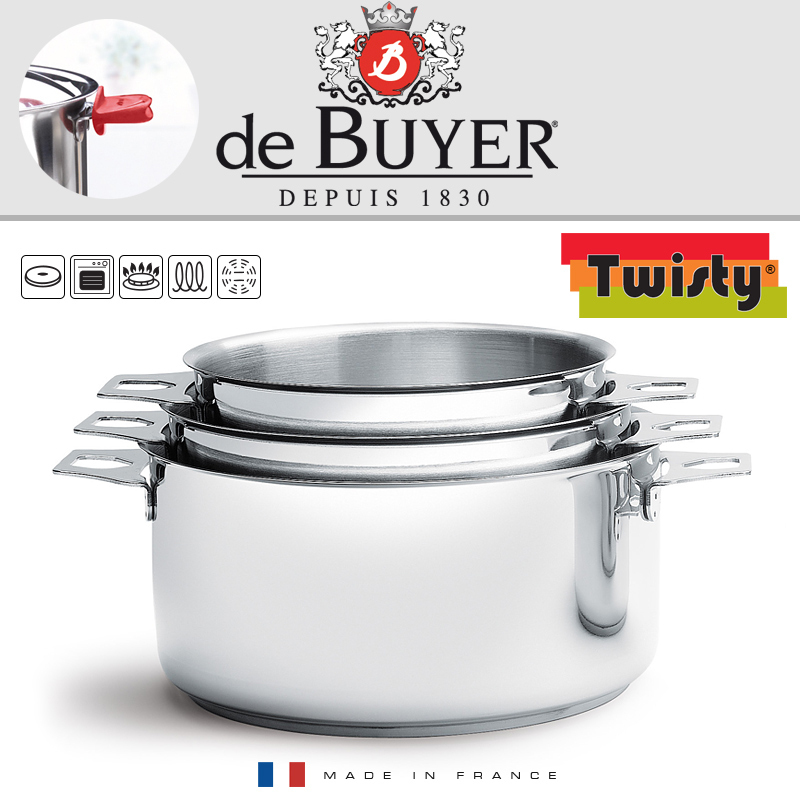 Кастрюля de Buyer Twisty 2,2л