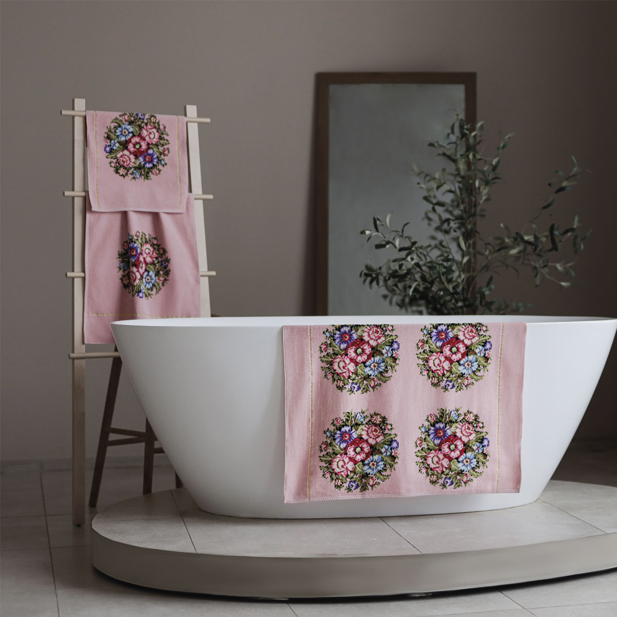 Полотенце Feiler Vienna 37x50см, цвет розовый