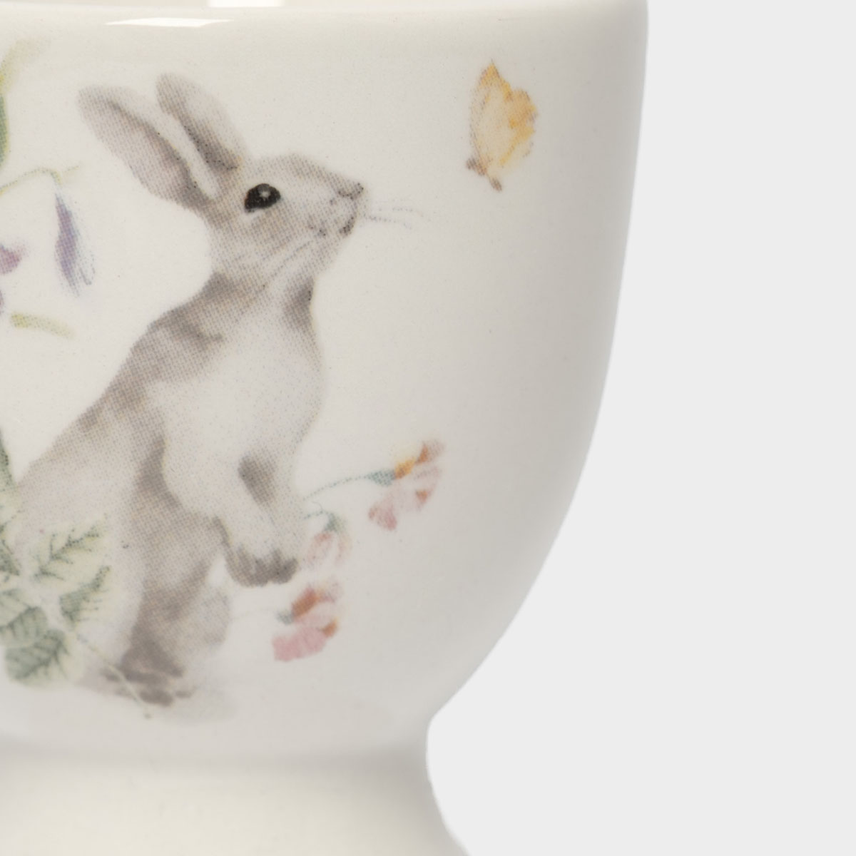 Подставка для яйца Anna Lafarg Пасха Натуральная Кролик с цветами