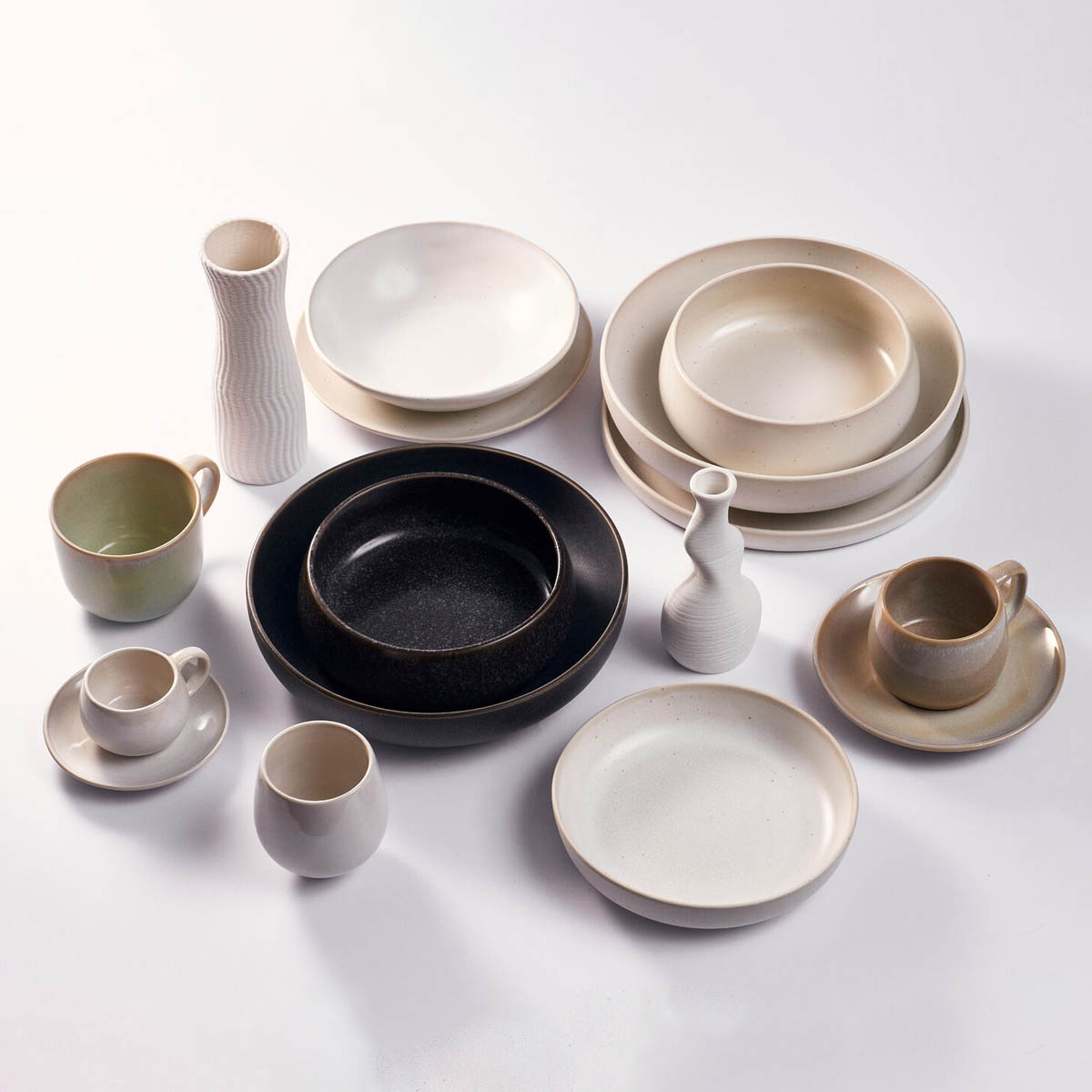 Салатник 24 (Pasta) Snowfall (экрю), Nordline