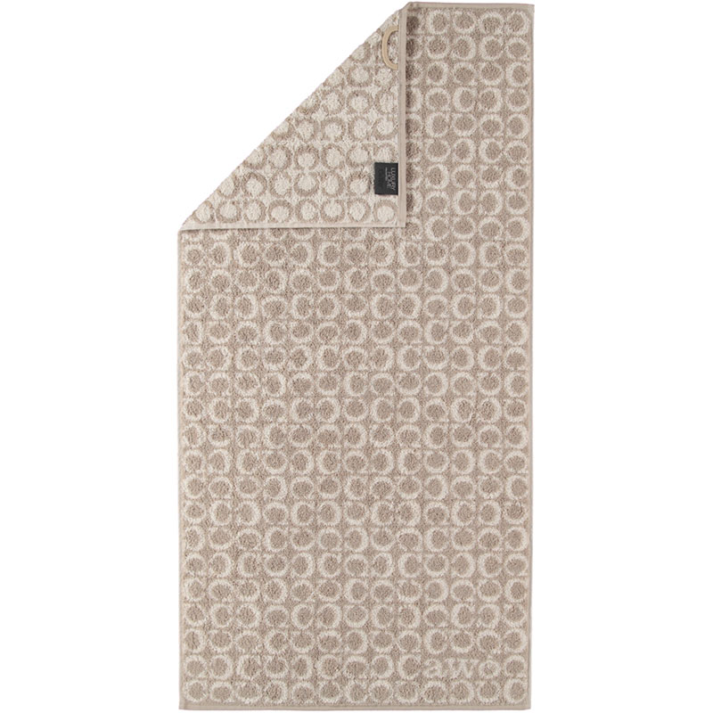 Махровое полотенце Cawo Two-Tone 80x150см, цвет песочный