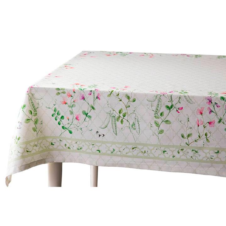 Скатерть прямоугольная Mix&Match Home Душистый горошек 168х250см