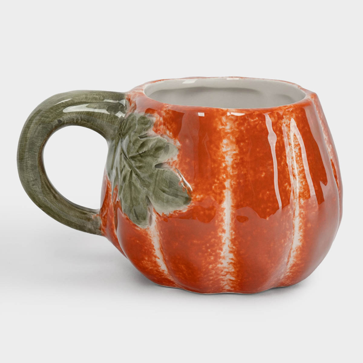 Кружка Anna Lafarg Bright Pumpkin Тыква с листом