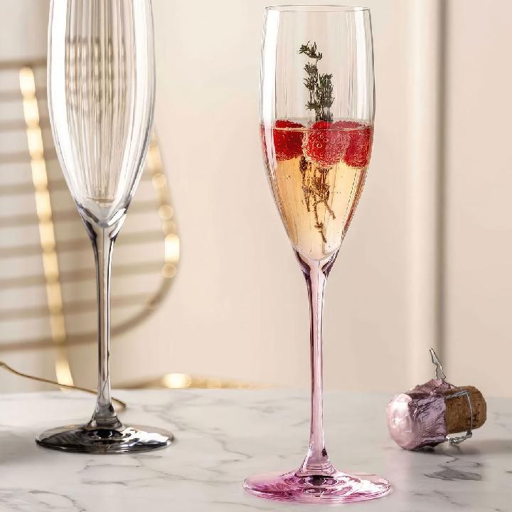 Бокал для шампанского Leonardo Poesia 250мл, розовый