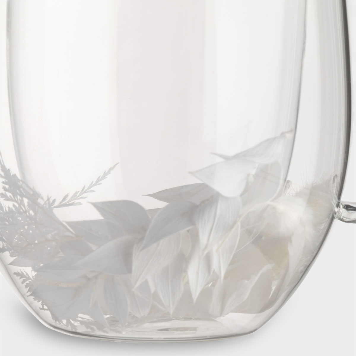 Кружка с сухоцветами внутри Anna Lafarg Нежные Цветы