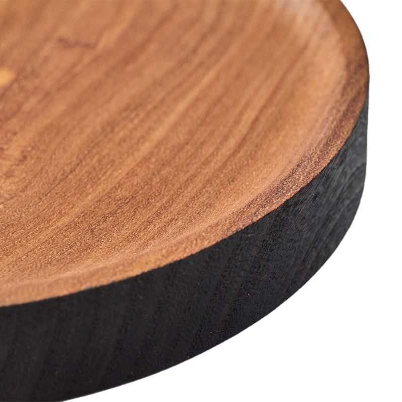 Тарелка с обожженным бортиком 20см Kenai Ceramics Wood