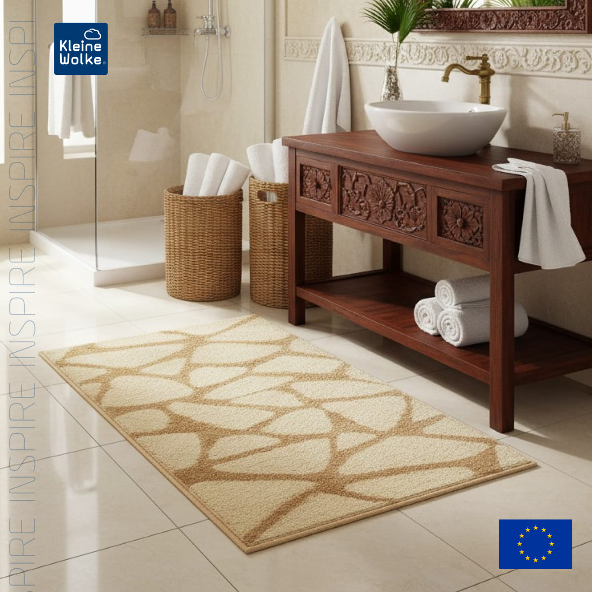 Коврик для ванной Kleine Wolke Inspire 70x120см