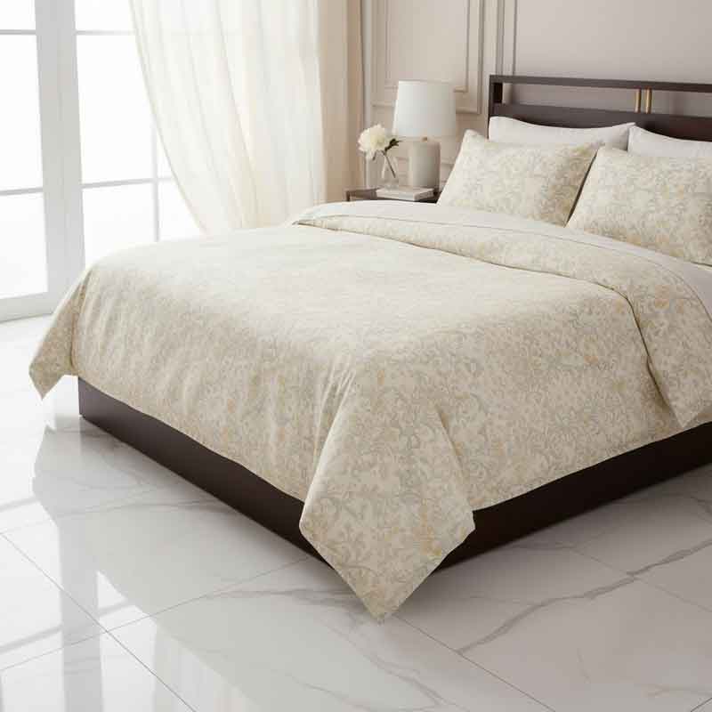 Комплект постельного белья евро Pappel Memoire, зеленый