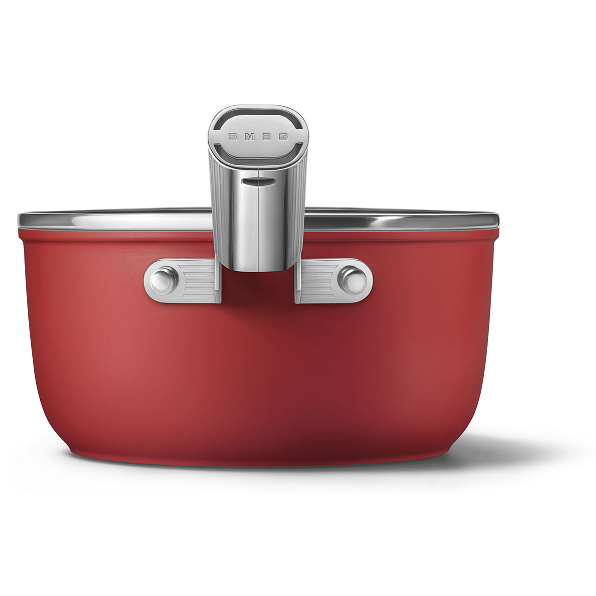 Сотейник с крышкой Smeg 50’s Style 20см, red