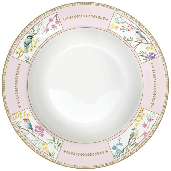 Тарелка суповая Easy Life Birds Melody 21,5см