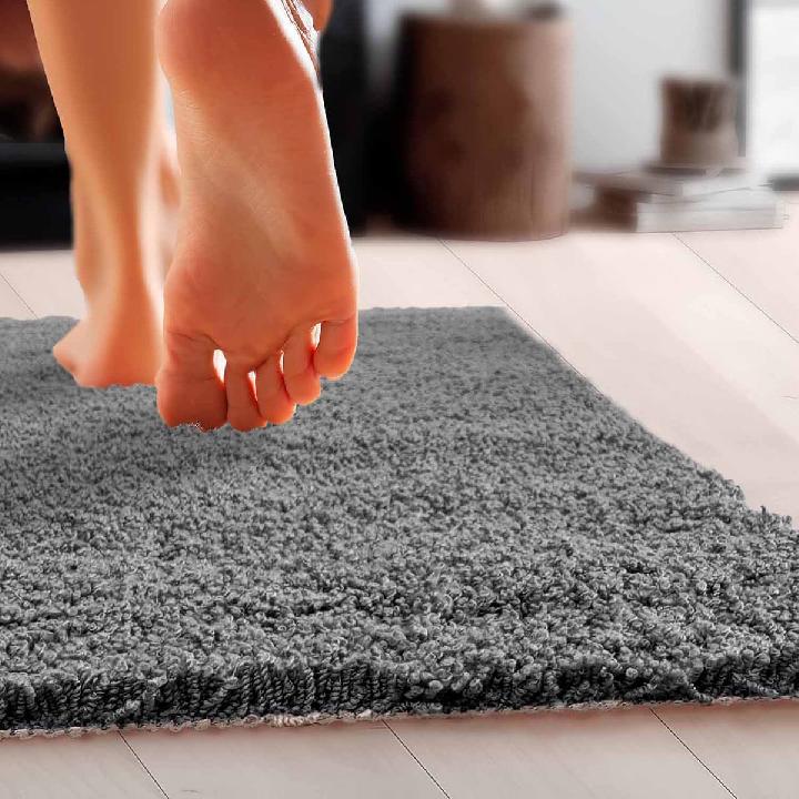 Коврик универсальный Shahintex Нанохлопок серый