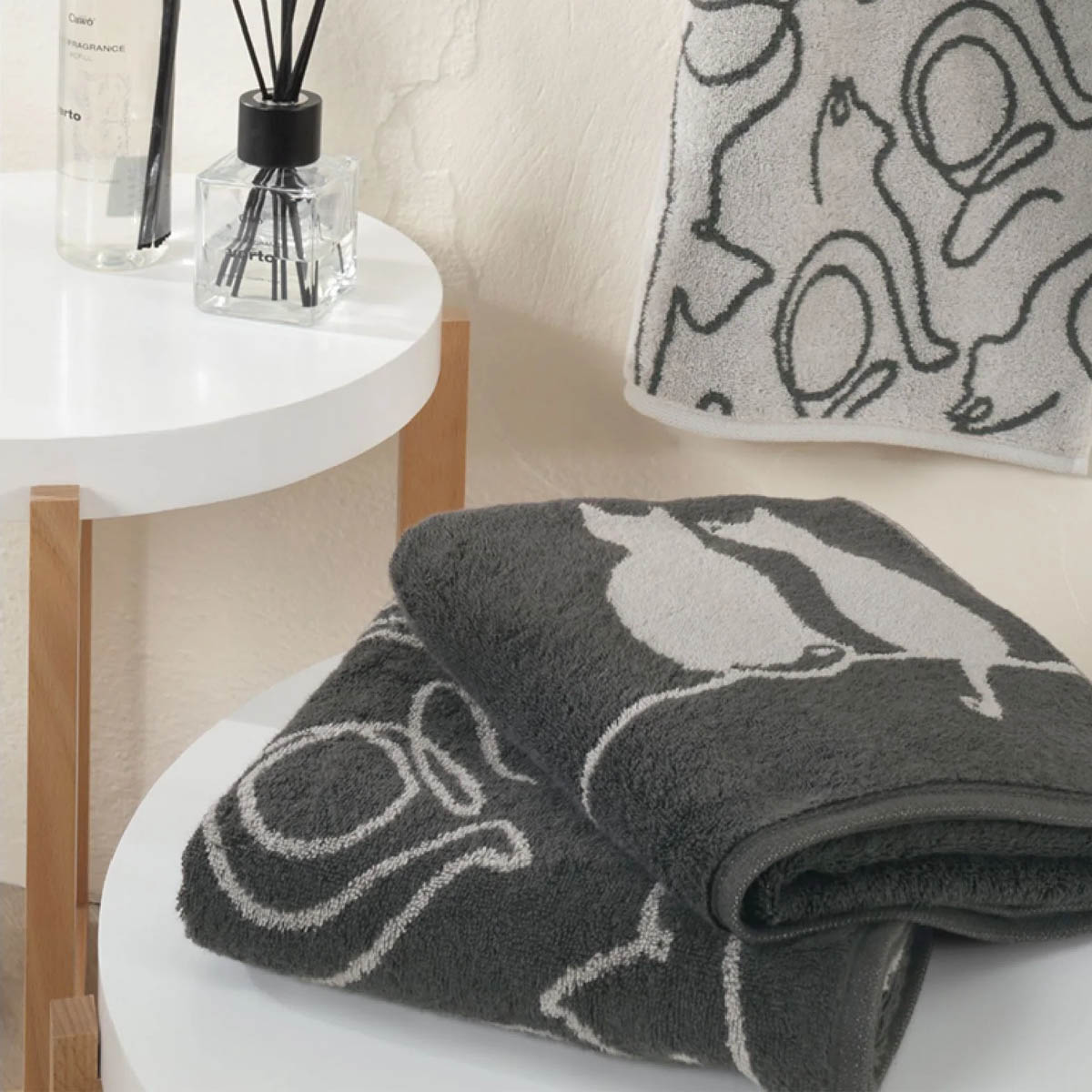 Полотенце 80x150см Cawo Cute Cats