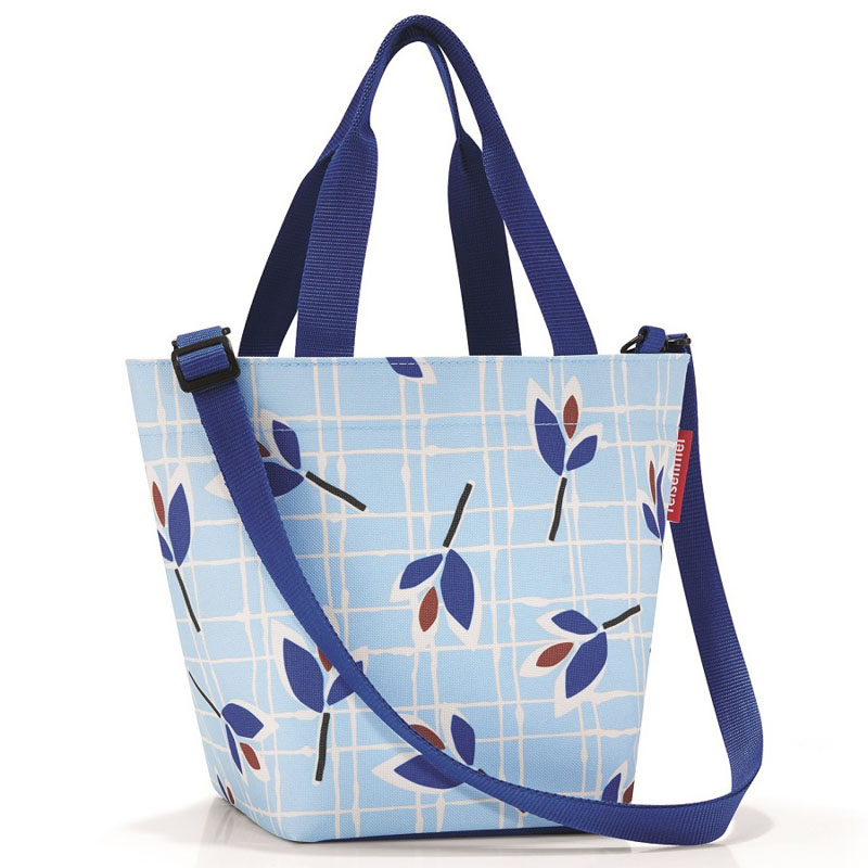 

Сумка Shopper XS leaves blue, Голубой