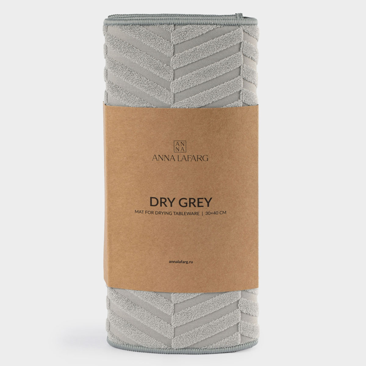 Коврик для сушки посуды Anna Lafarg Dry Grey 30x40см