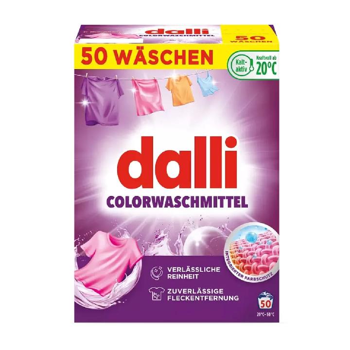 Концентрированный стиральный порошок Dalli Color для стирки цветного белья 2,5кг