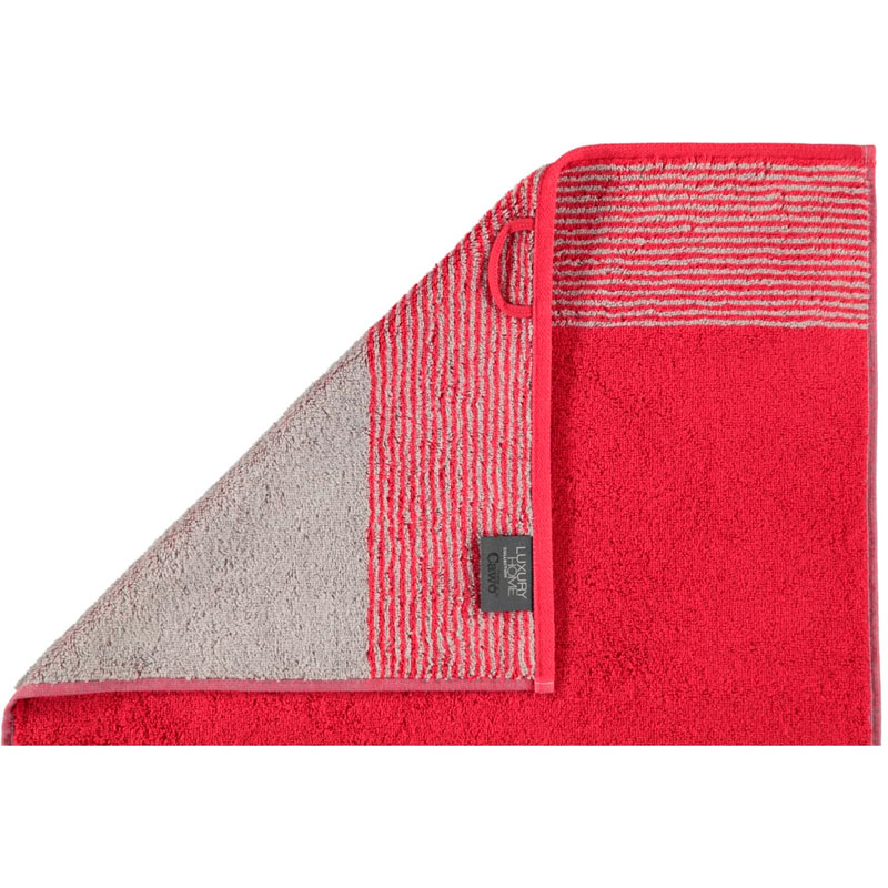 Полотенце махровое Cawo Two-Tone 80x150см, цвет бордовый