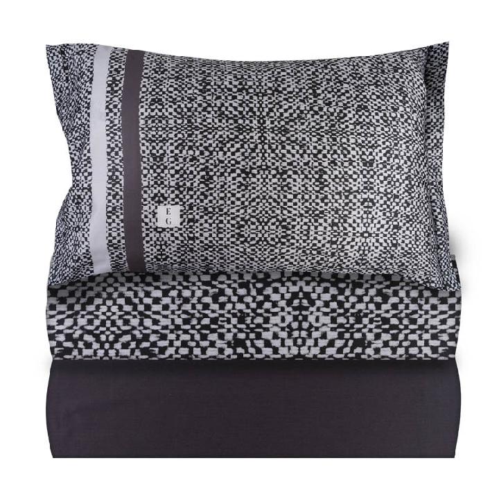 Комплект постельного белья 1,5-спальный Emanuela Galizzi Eg, темно-серый