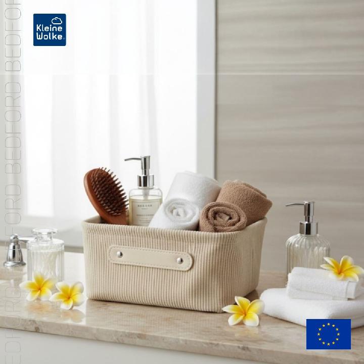 Корзина для хранения Kleine Wolke Bedford Beige 23x11x23см