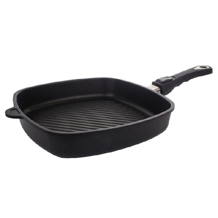 Сковорода индукционная глубокая AMT Frying Pans Titan 26x26см