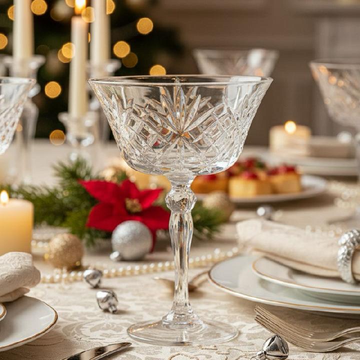 Набор креманок для шампанского RCR Cristalleria Italiana Melodia New 260мл, 6шт