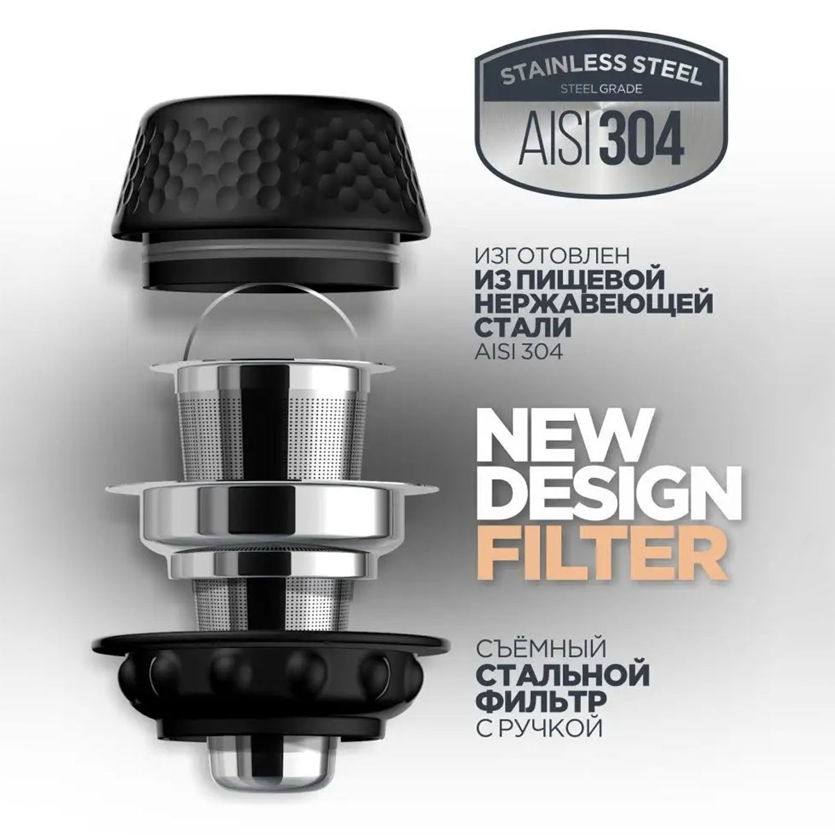 Чайник заварочный универсальный Vitax Fast tea 1л