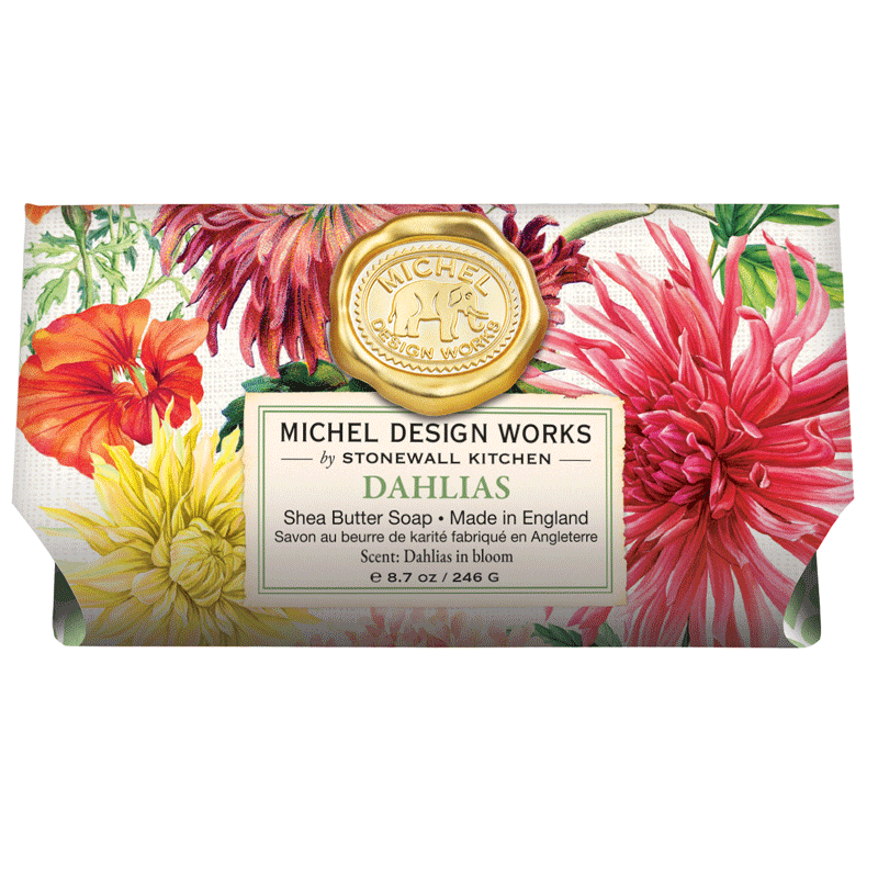 Мыло в бумажной обертке Michel Design Works Георгины