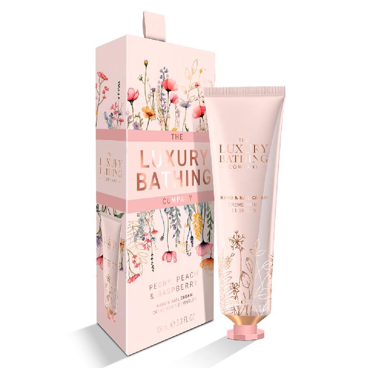 Подарочный набор The Luxury Bathing Company Роскошный крем для рук: Пион, персик и малина