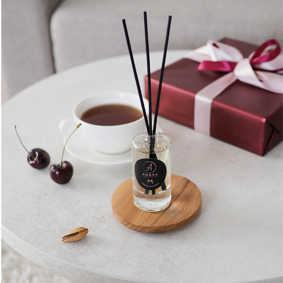 Диффузор ароматический Ambra Cognac & Almond 50мл