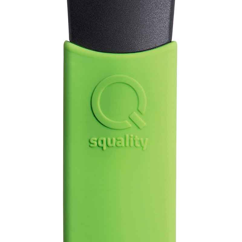 Сотейник индукционный Squality 28см, с зеленой силиконовой ручкой