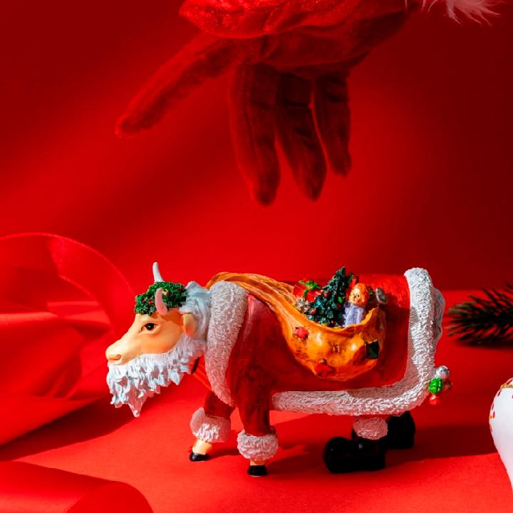 Корова коллекционная CowParade Russia Father X-mas
