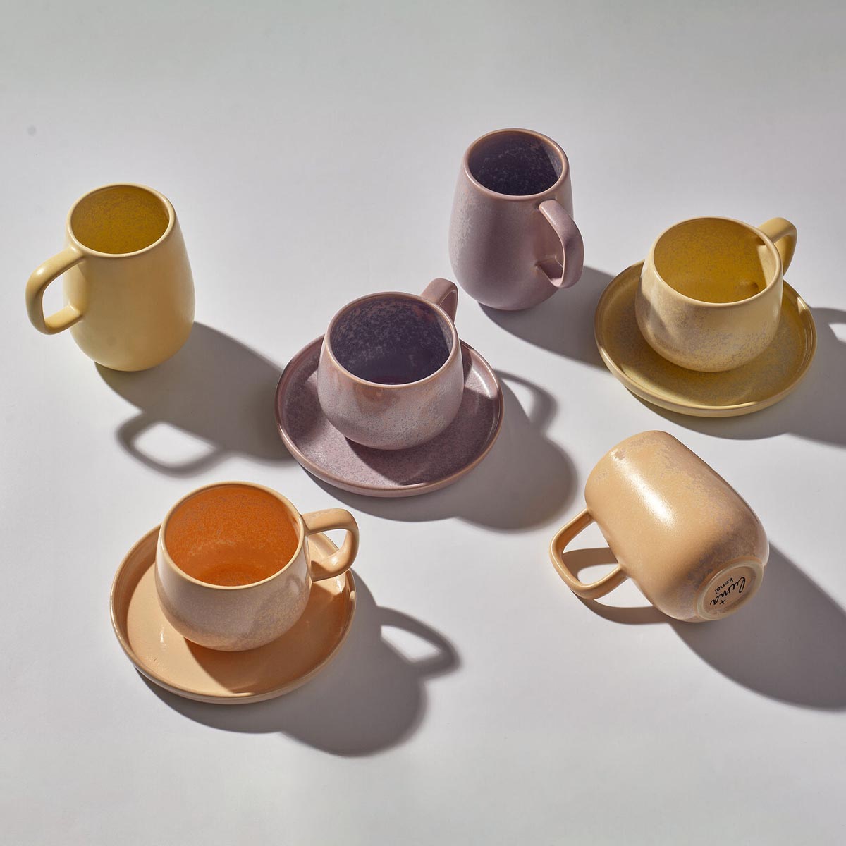 Чашка Kenai Ceramics Luma, цвет персиковый