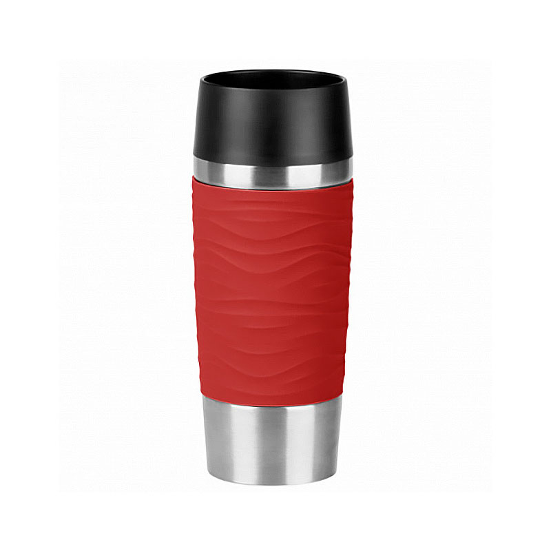 Термокружка EMSA Travel Mug Waves, цвет красный