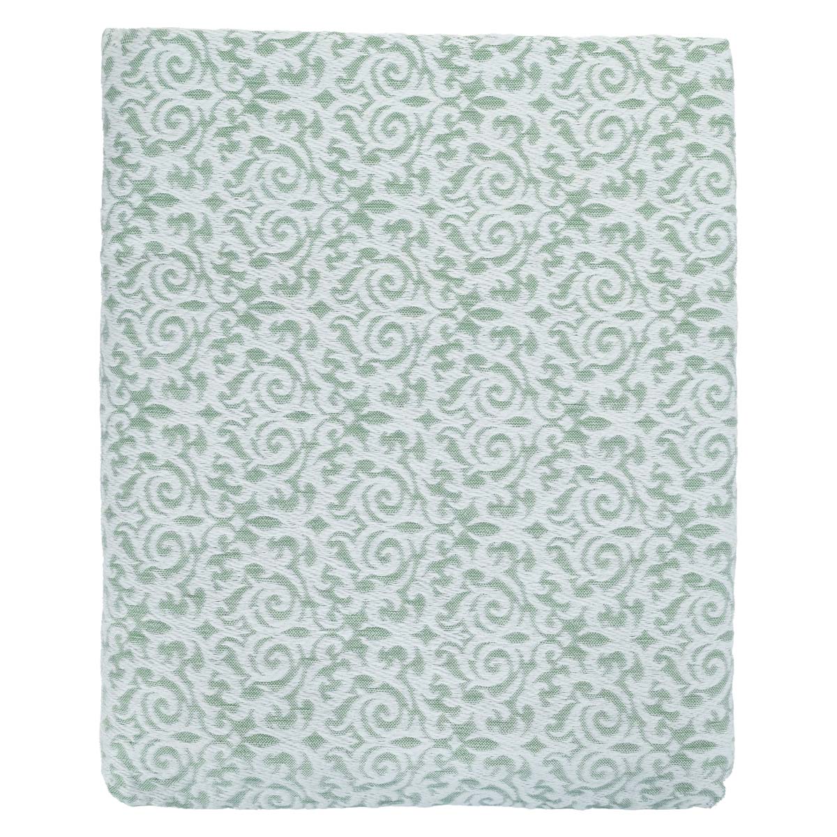 Покрывало 2-спальное Portugal Home Margot White & Green 240х260см