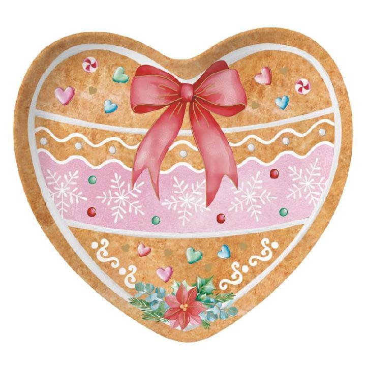 Блюдо Easy Life Sweet Christmas Сердце 20x19см