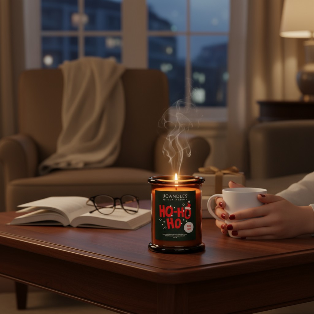 Свеча ароматическая Ucandles by Gor Maison Christmas Ho Ho Ho 