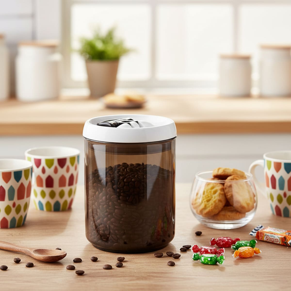 Контейнер для хранения кофейных зерен Leifheit Fresh&Easy 1,4л