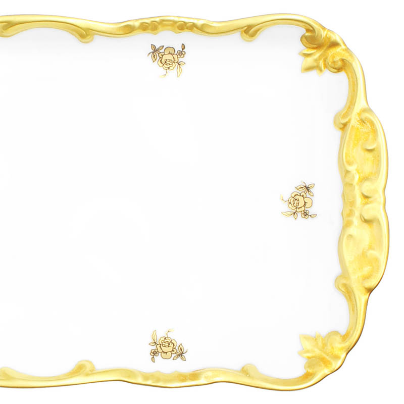 Рулетница Weimar Porzellan Роза Золотая