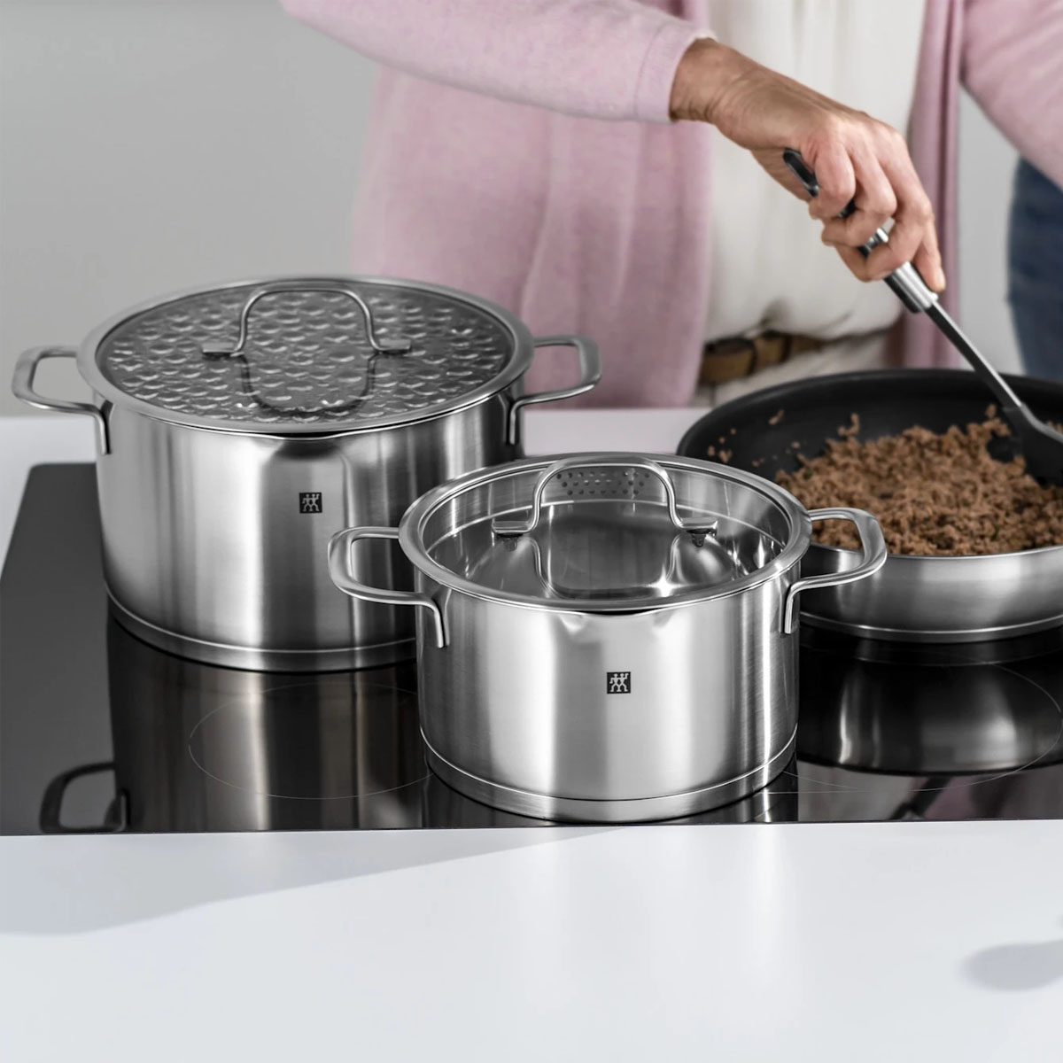 Набор кастрюль Zwilling True Flow 3 предмета