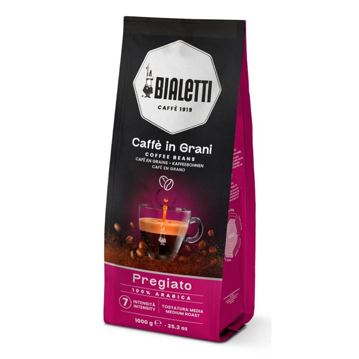 Кофе в зернах Bialetti Caffe in Grani Pregiato 1000г