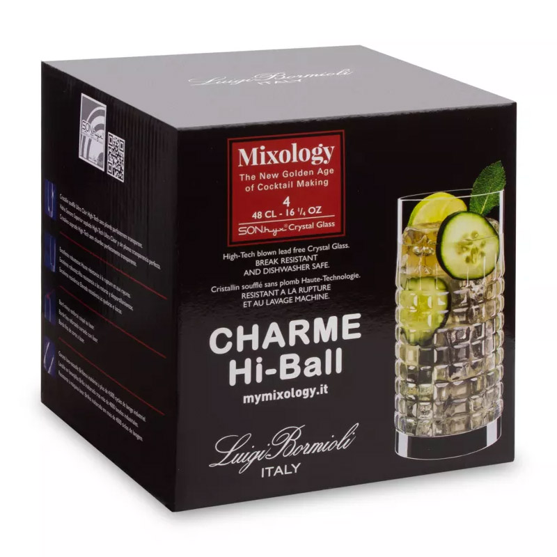 Набор стаканов для воды Luigi Bormioli Mixology Шарм, 4шт