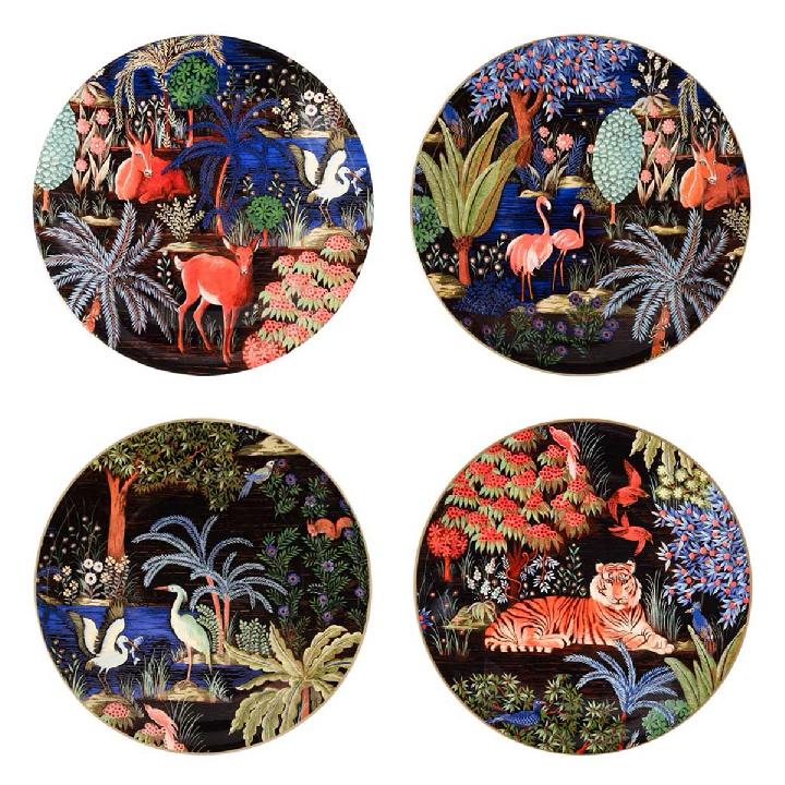 Набор тарелок десертных Gien Le Jardin Du Palais, 4шт