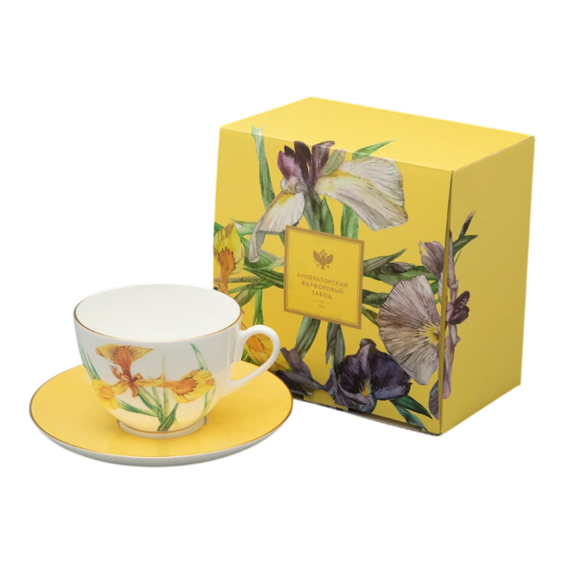 Чайная пара Императорский фарфоровый завод L'Art Des Fleurs Лесной свет