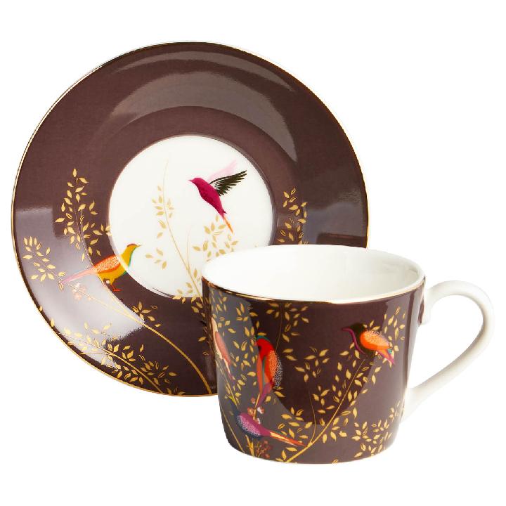 Чайная пара Lefard Golden Birds 220мл