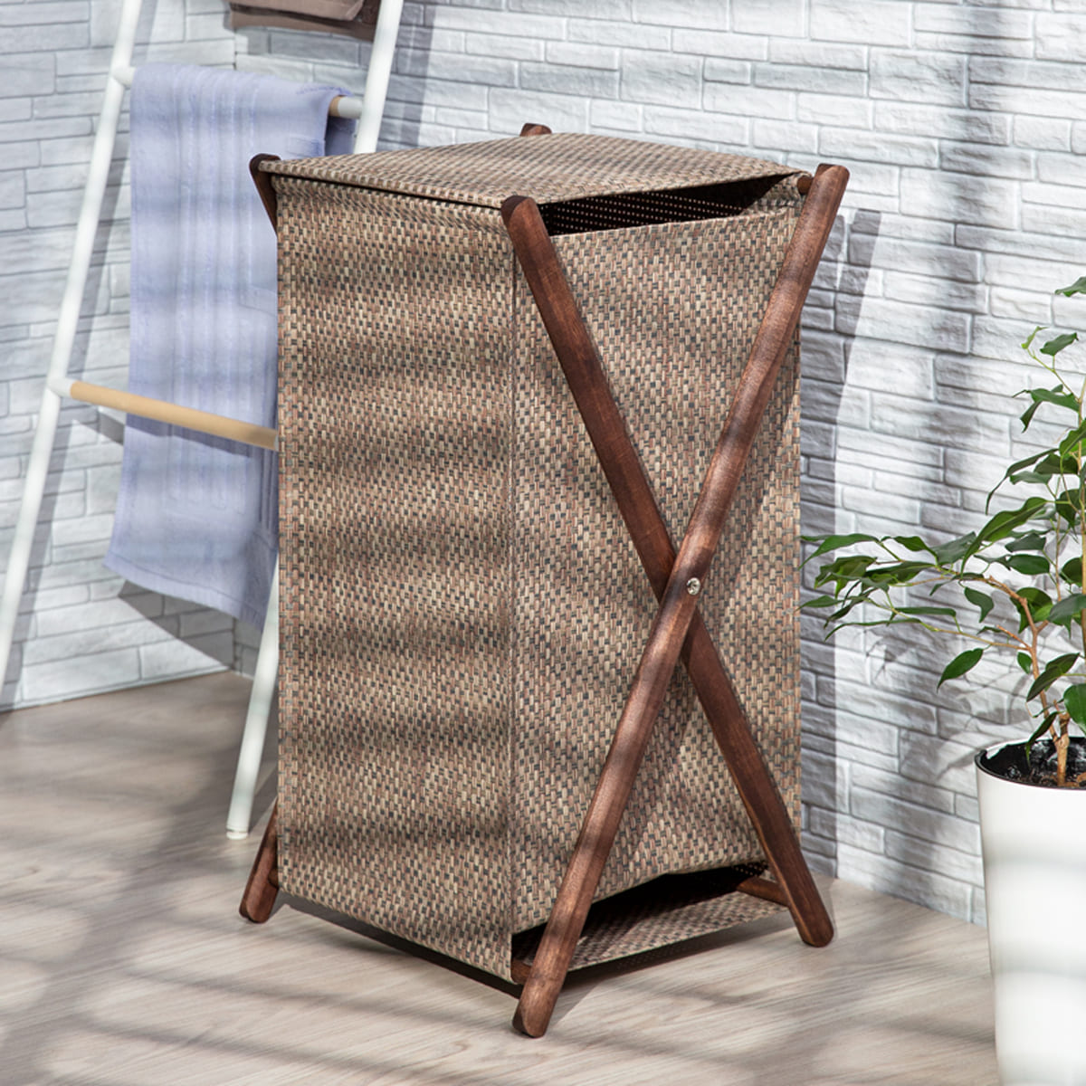 Корзина для белья Casy Home Ротанг 30x30x60см 54л