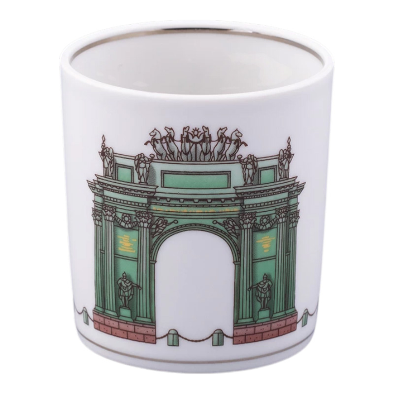 Чайная пара Императорский фарфоровый завод Серебряный город 220мл